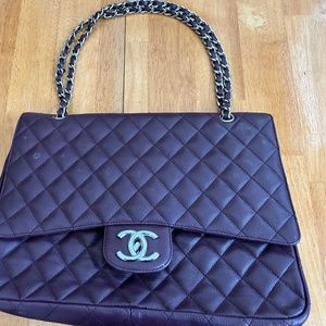Chanel oversized certified bag